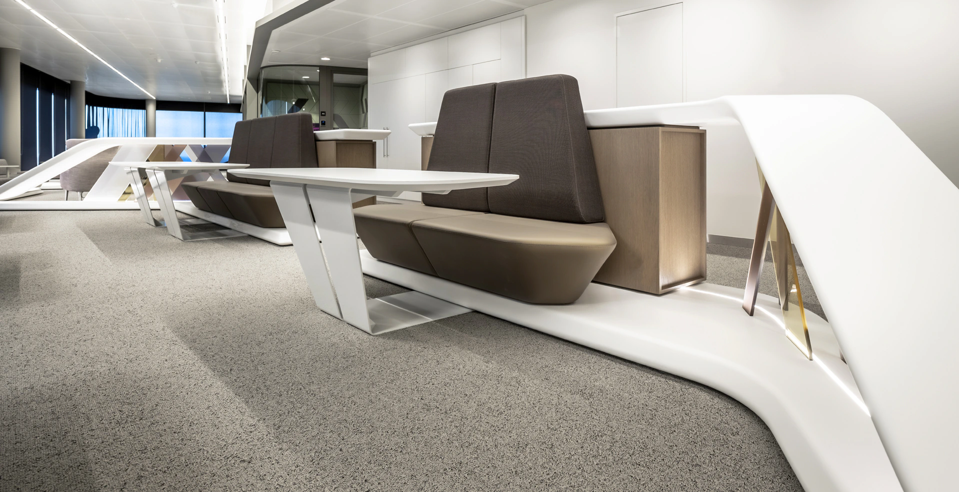 Maatwerk interieur Aalberts Industries WTC Utrecht door Smeulders Interieurgroep